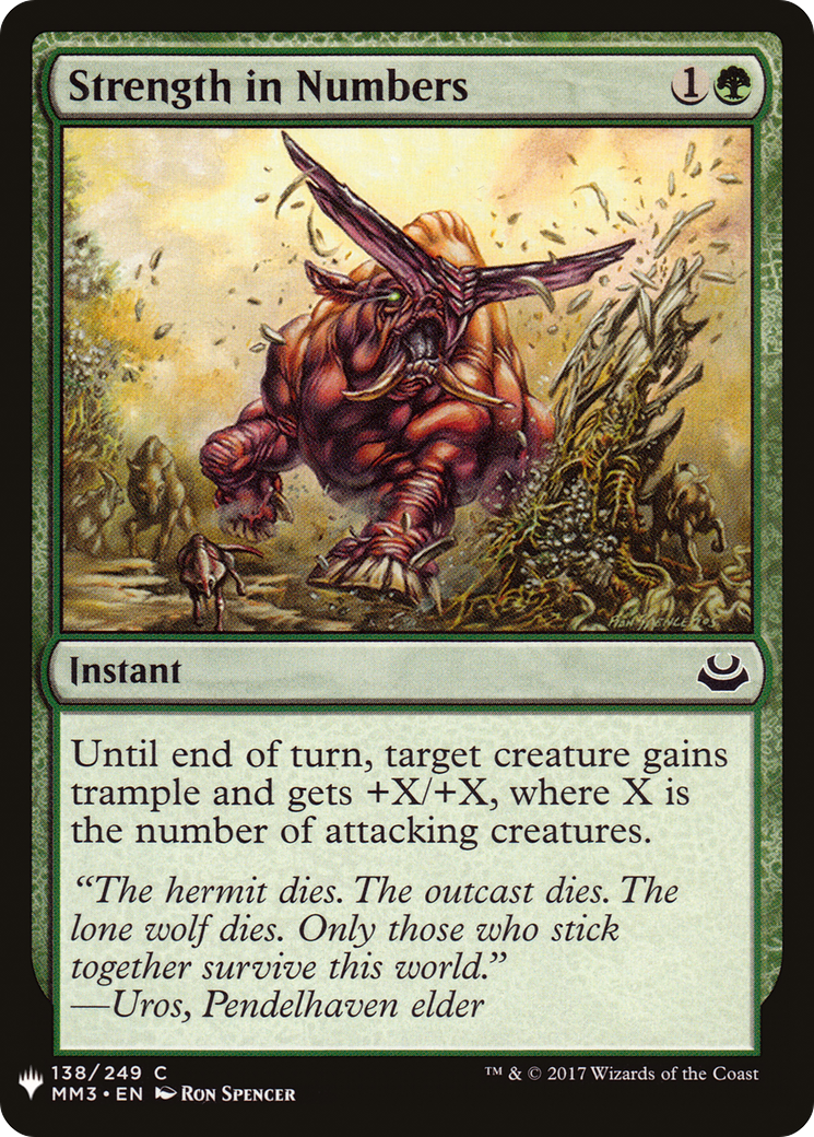 Strength in Numbers (LIST-138) - The List