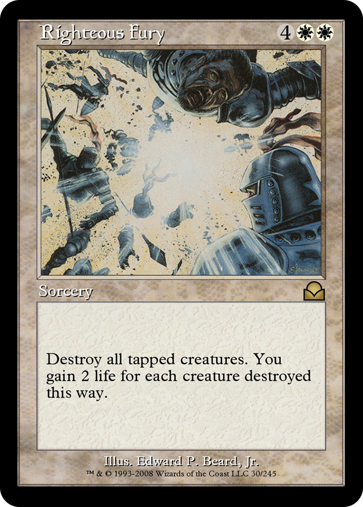 Righteous Fury (ME2-030) - Masters Edition II Foil