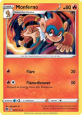 Monferno 025  - Reverse Holofoil SWSH09 Brilliant Stars - Uncommon