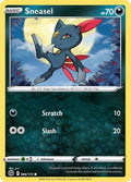 Sneasel 086  - Reverse Holofoil SWSH09 Brilliant Stars - Common