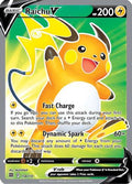 Raichu V (Full Art) 158  - Holofoil SWSH09 Brilliant Stars - Ultra Rare