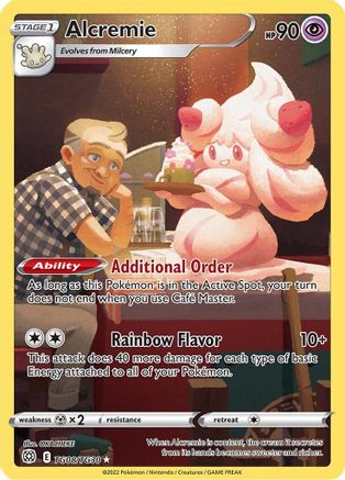 Alcremie TG08  - Holofoil SWSH09 Brilliant Stars Trainer Gallery - Ultra Rare