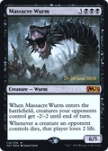 Massacre Wurm (PRE-114) - Core Set 2021 Promos Foil