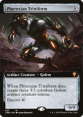 Phyrexian Triniform (Extended Art) (CMR-697) - Commander Legends: (Extended Art) Foil