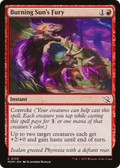 Burning Sun's Fury (MOM-133) - March of the Machine Foil