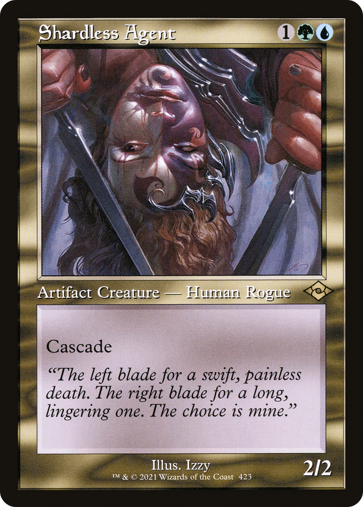 Shardless Agent (Retro Frame) (MH2-423) - Modern Horizons 2 Etched Foil