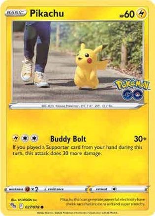 Pikachu (27) (27) 027  Pokemon GO - Common