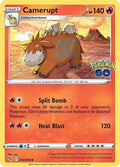 Camerupt 014  - Reverse Holofoil Pokemon GO - Uncommon