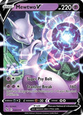 Mewtwo V 030  - Holofoil Pokemon GO - Ultra Rare
