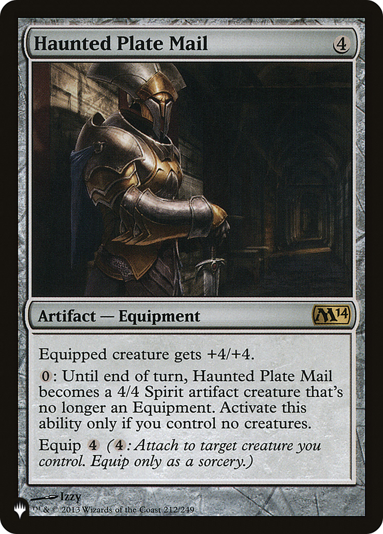 Haunted Plate Mail (LIST-212/249) - The List