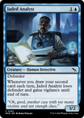 Jaded Analyst (MKM-062) - Murders at Karlov Manor Foil