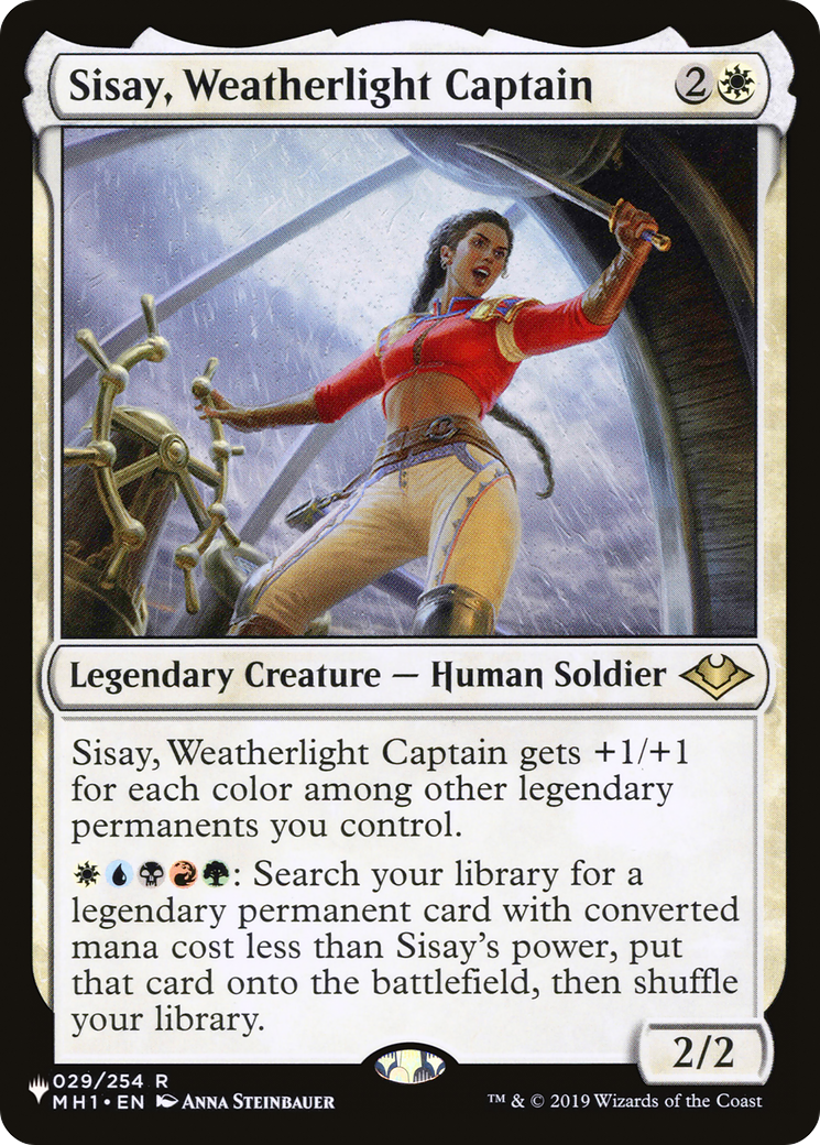 Sisay, Weatherlight Captain (LIST-029) - The List