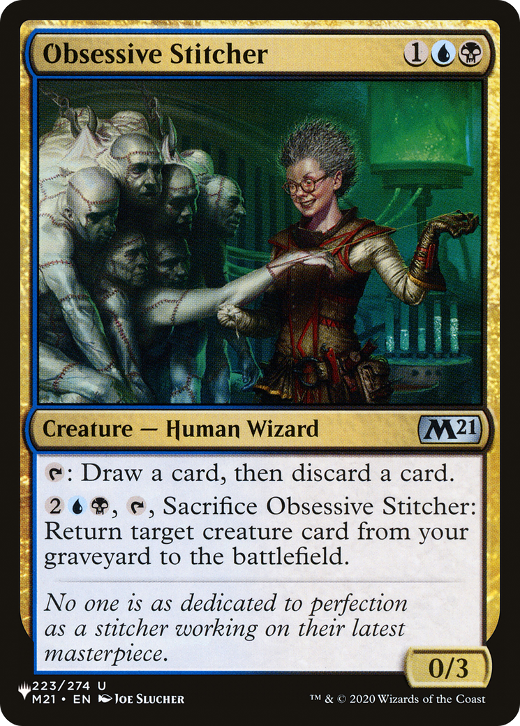 Obsessive Stitcher (LIST-223/274) - The List