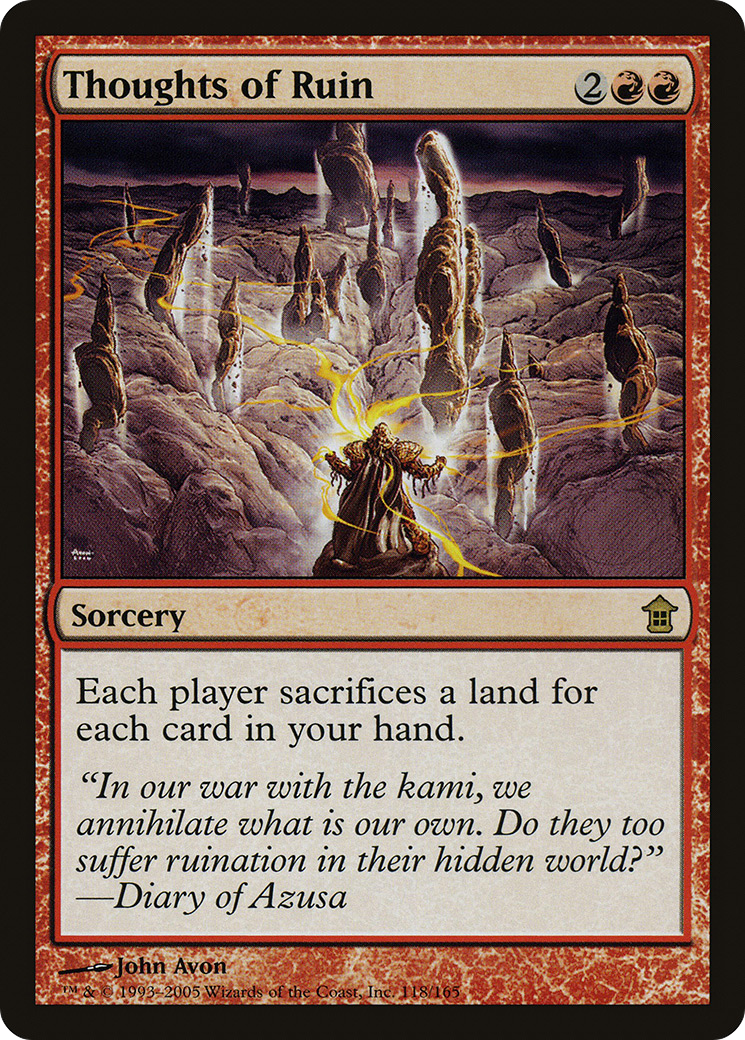 Thoughts of Ruin (SOK-118) - Saviors of Kamigawa Foil