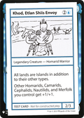 Khod, Etlan Shiis Envoy (CMB1-) - Mystery Booster Playtest Cards 2019
