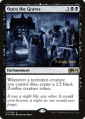 Open the Graves (PRE-112) - Core Set 2019 Promos Foil