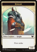 Knight (First Strike) // Elemental Shaman Double-Sided Token (C15-4 // 10) - Commander 2015 Tokens