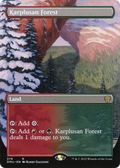 Karplusan Forest (Borderless) (DMU-379) - Dominaria United Foil