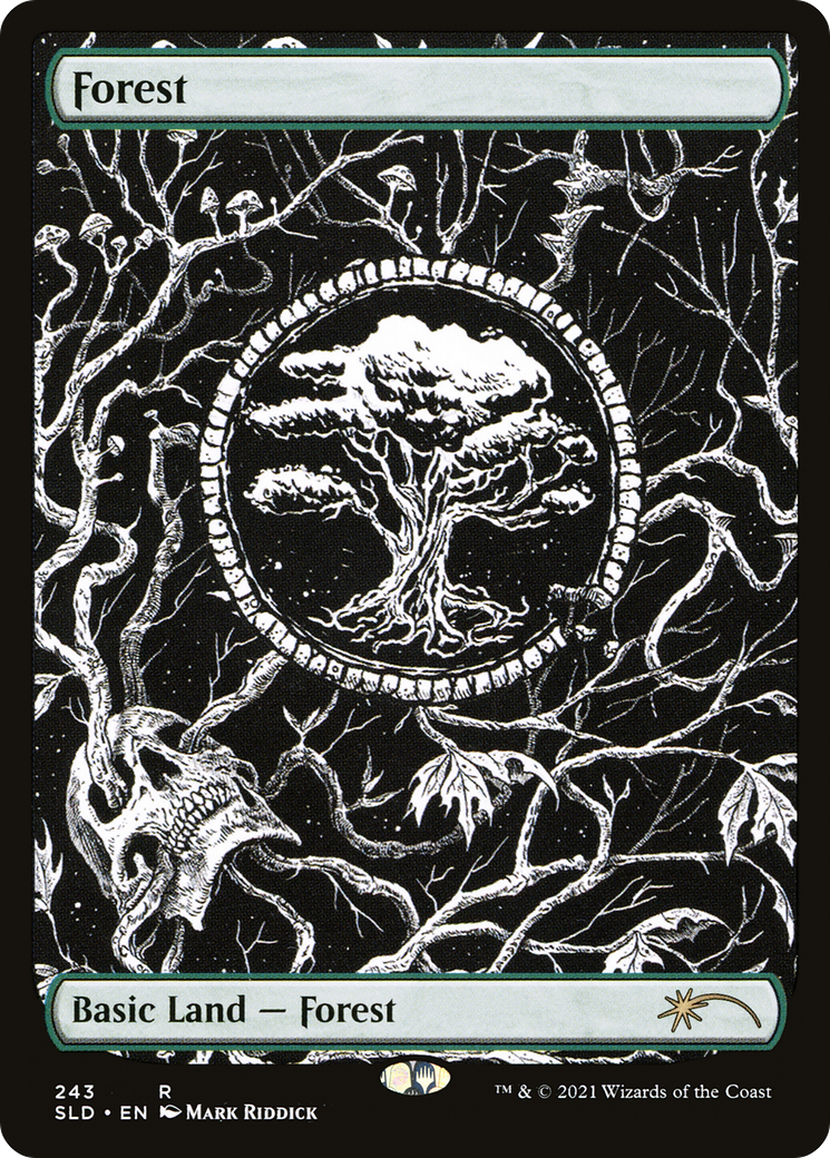 Forest (Crushing Brutality) (SLD-243) - Secret Lair Drop Foil