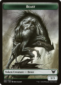 Beast (TNEC-007) - Neon Dynasty Commander Tokens