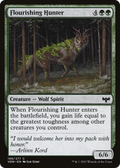 Flourishing Hunter (VOW-199) - Innistrad: Crimson Vow Foil