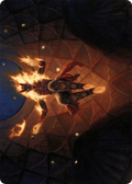 Yusri, Fortune's Flame // Yusri, Fortune's Flame (AMH2-060) - Modern Horizons 2 Art Series (Borderless) Foil