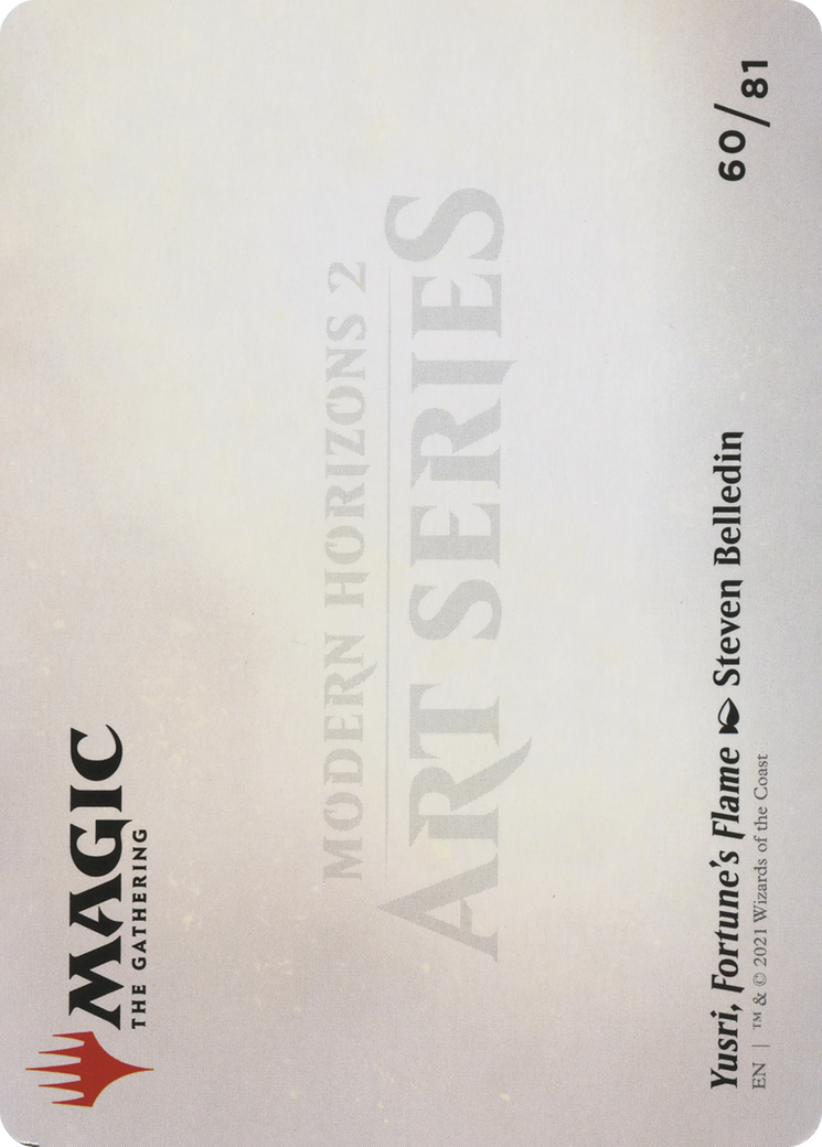 Yusri, Fortune's Flame // Yusri, Fortune's Flame (AMH2-060) - Modern Horizons 2 Art Series (Borderless)