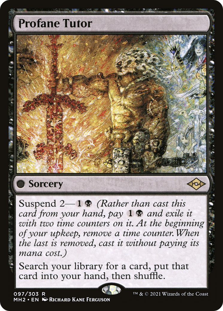Profane Tutor (MH2-097) - Modern Horizons 2 Foil