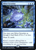 Silver Scrutiny (PRE-065) - Dominaria United Promos Foil
