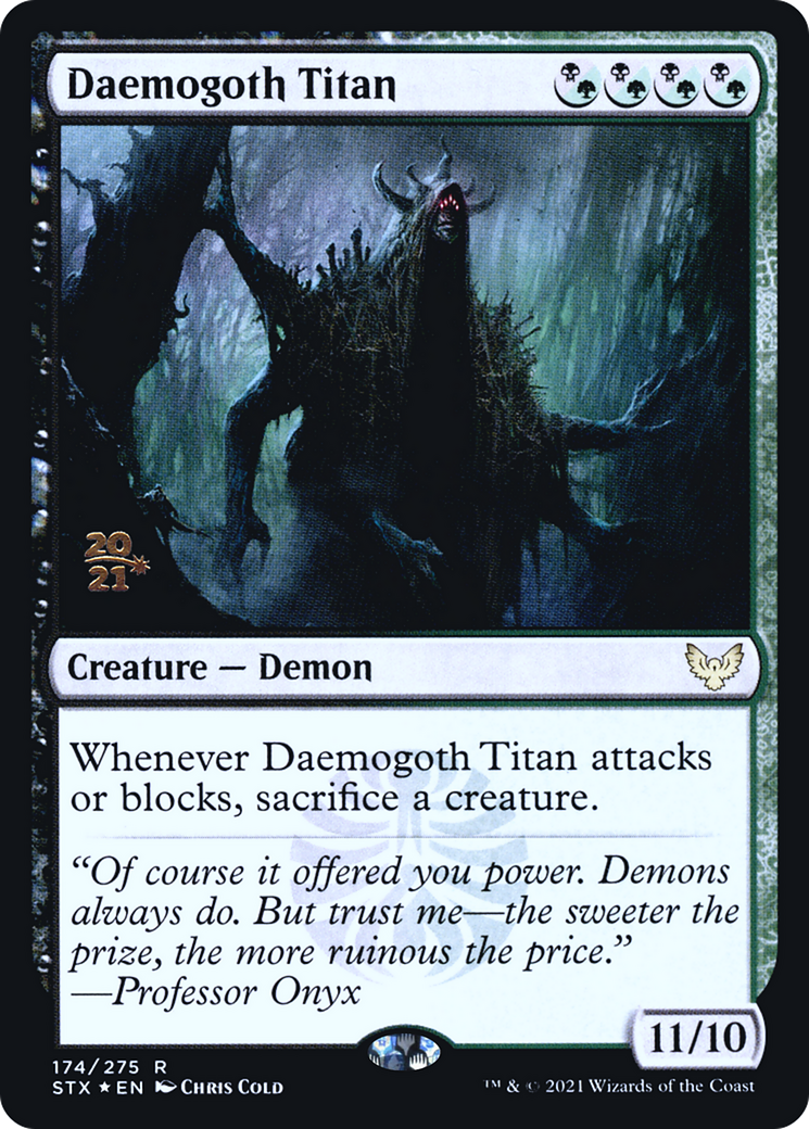 Daemogoth Titan (PRE-174S) - Strixhaven: School of Mages Promos Foil