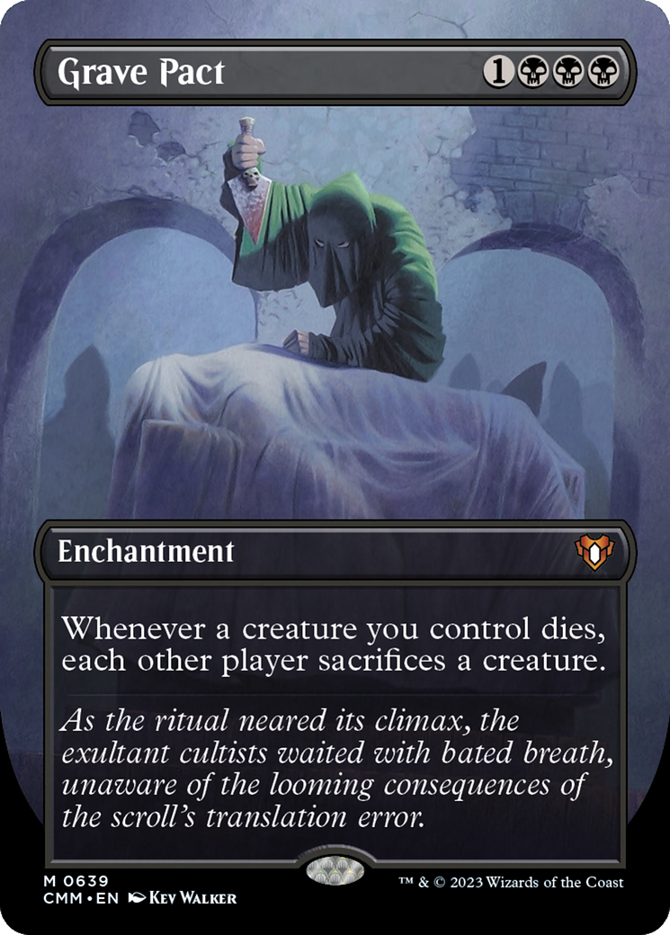 Grave Pact (Borderless) (CMM-639) - Commander Masters Foil