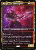 MOgIs, gOD of sLaUGHter (9994) (Rainbow Foil) (SLD-078) - Secret Lair Drop: (enchantment, Showcase) Foil