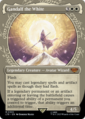 Gandalf the White (Showcase) (LTR-305) - The Lord of the Rings: Tales of Middle-earth: (Showcase) (Borderless) Foil