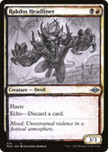 Rakdos Headliner (Showcase) (MH2-374) - Modern Horizons 2: (Showcase) Foil