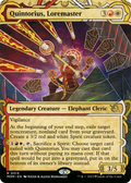 Quintorius, Loremaster (Showcase) (MOM-314) - March of the Machine: (Showcase) (Borderless)