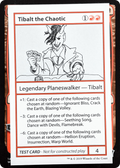 Tibalt the Chaotic (No PW Symbol) (CMB1-066) - Mystery Booster Playtest Cards 2021