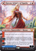 Rowan, Scholar of Sparks (Borderless) (STX-278) - Strixhaven: School of Mages Foil