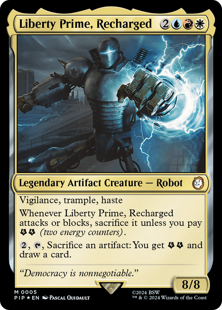 Liberty Prime, Recharged (PIP-005) - Fallout Foil