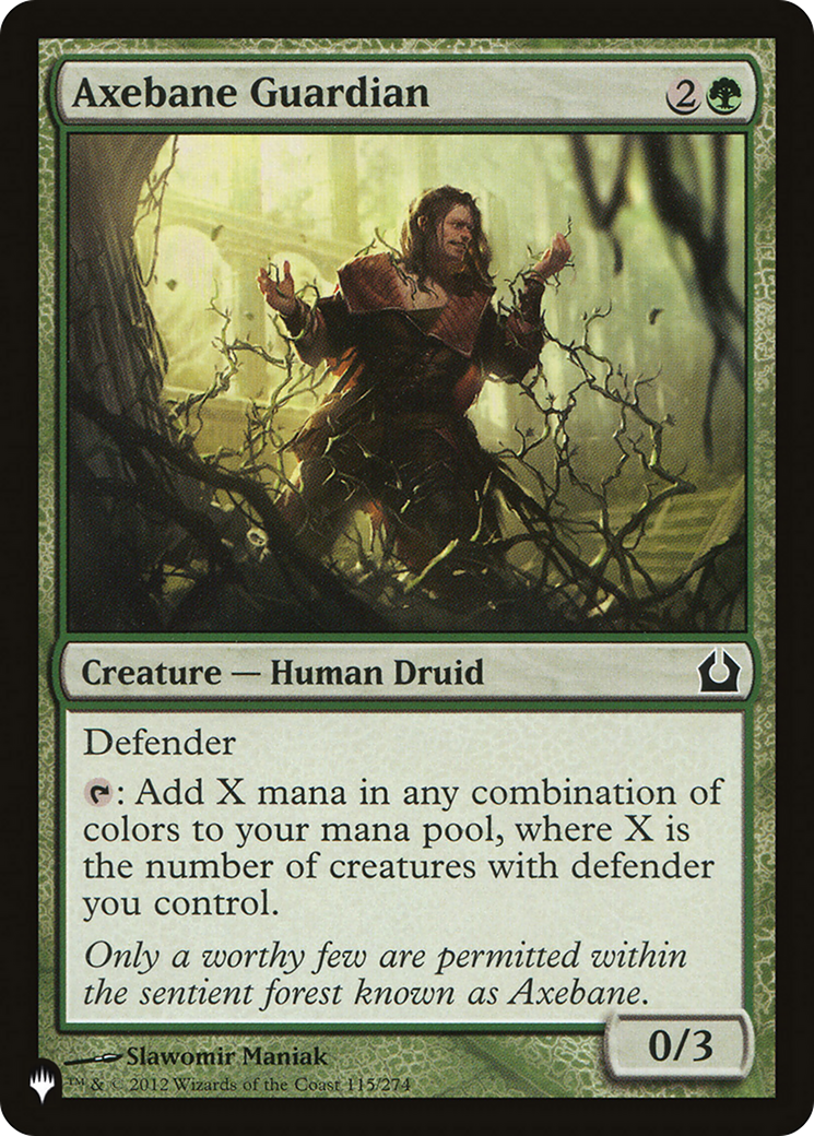 Axebane Guardian (LIST-115/274) - The List