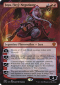 Jaya, Fiery Negotiator (Borderless) (DMU-374) - Dominaria United Foil