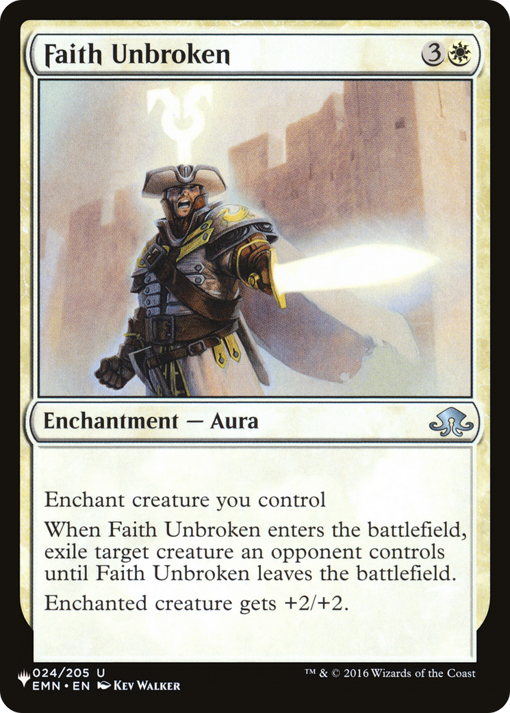 Faith Unbroken (LIST-024/205) - The List