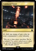 Command Tower (0856) (Surge Foil) (WHO-856) - Doctor Who Foil