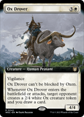 Ox Drover (Extended Art) (WOC-042) - Wilds of Eldraine Commander: (Extended Art)