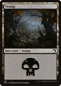 Swamp (382) (MID-382) - Innistrad: Midnight Hunt Foil