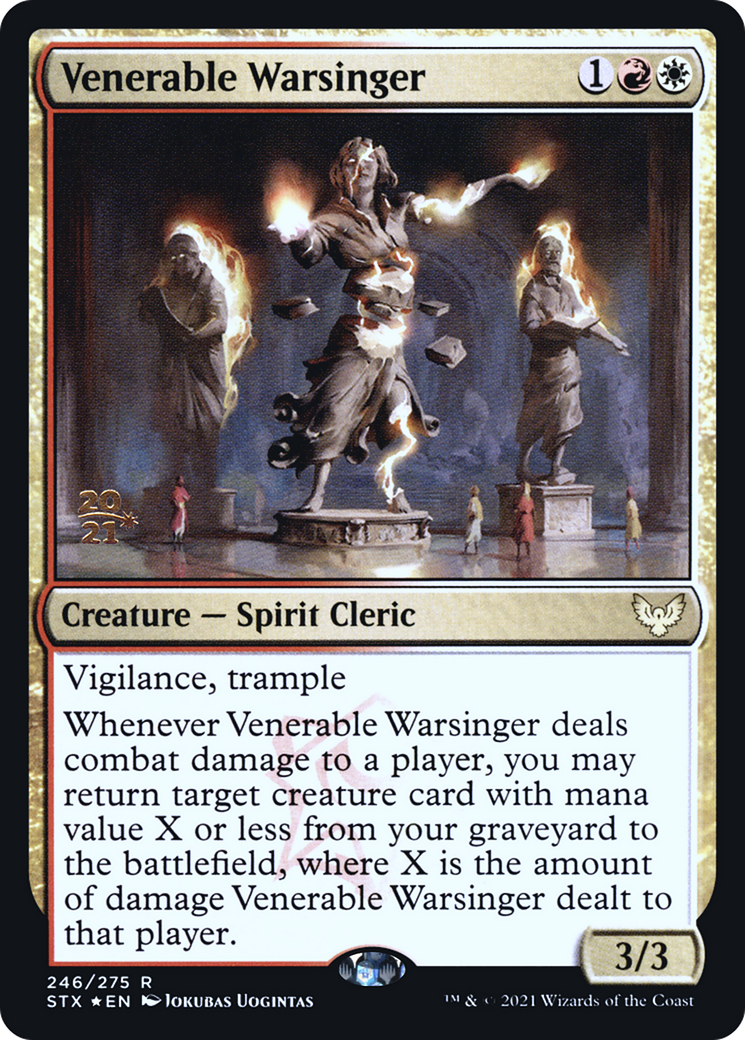 Venerable Warsinger (PRE-246) - Strixhaven: School of Mages Promos Foil