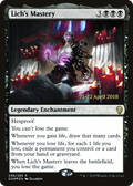 Lich's Mastery (PRE-098) - Dominaria Promos Foil