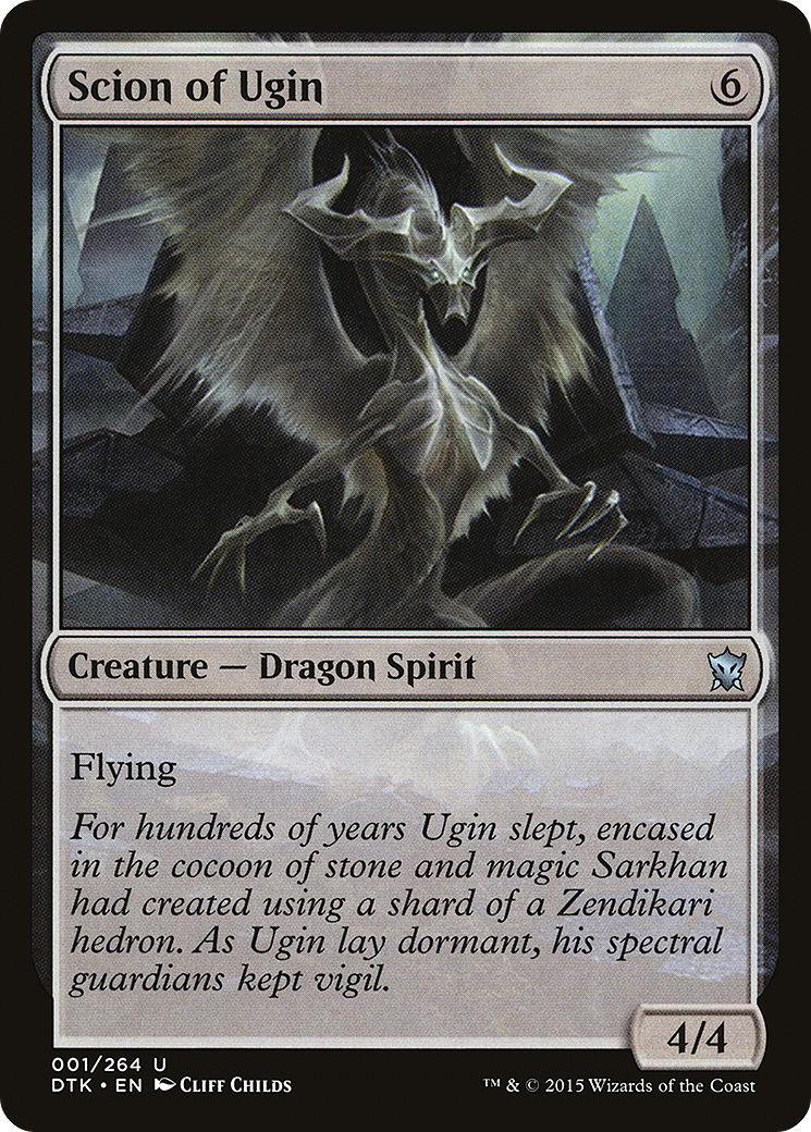 Scion of Ugin (DTK-001) - Dragons of Tarkir