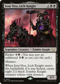 Josu Vess, Lich Knight (MOC-253) - March of the Machine Commander