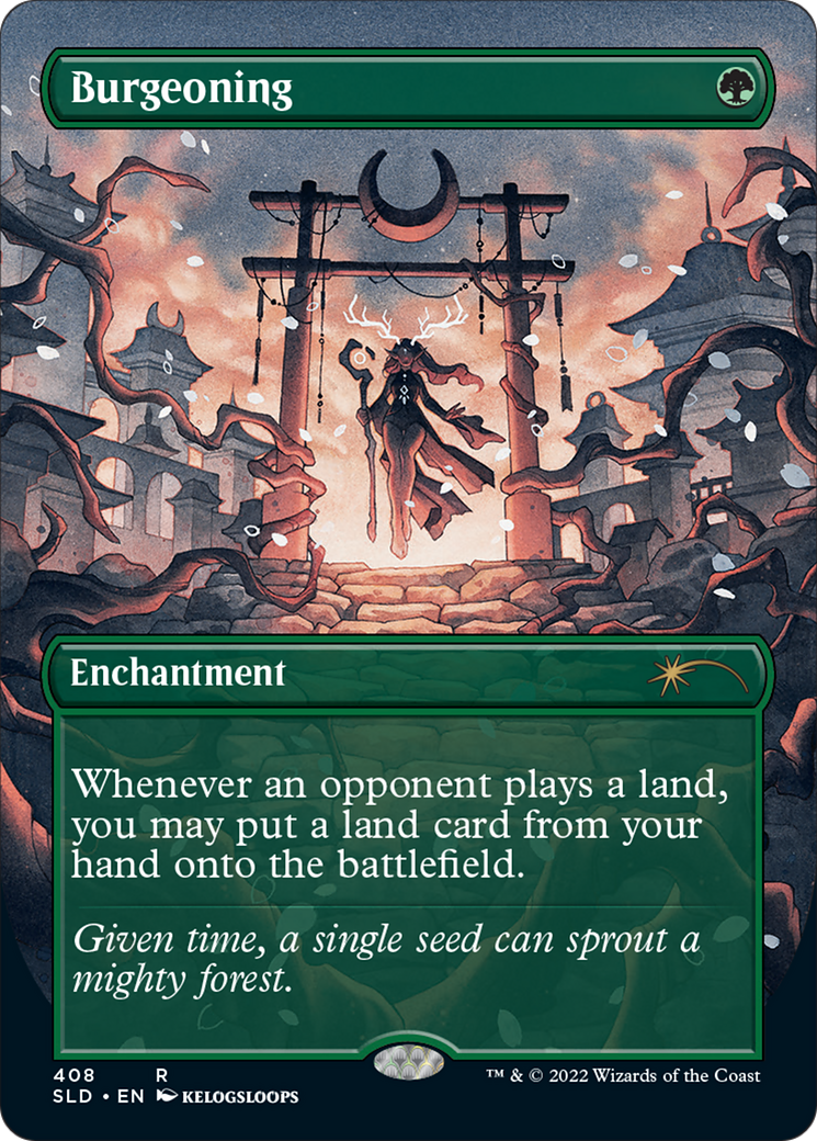 Burgeoning (Borderless) (SLD-408) - Secret Lair Drop Foil