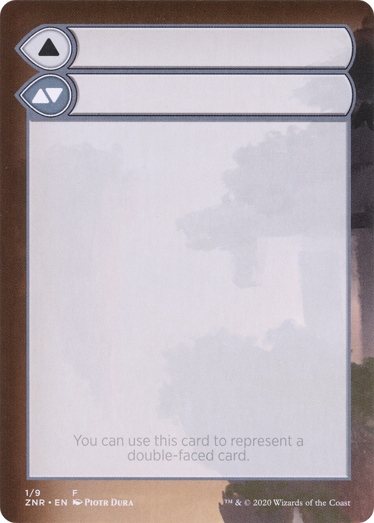 Double-Faced Substitute Card (SZNR-001) - Zendikar Rising Substitute Cards (Borderless)